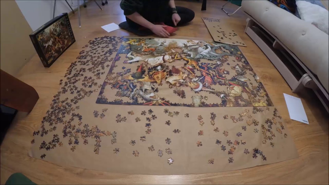 2000 pcs puzzle timelapse - 
