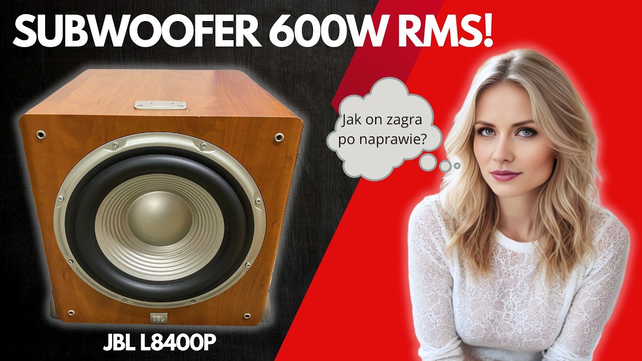 SUBWOOFER JBL o mocy 600W! Co tu nie gra?. #jbl #zreperujto