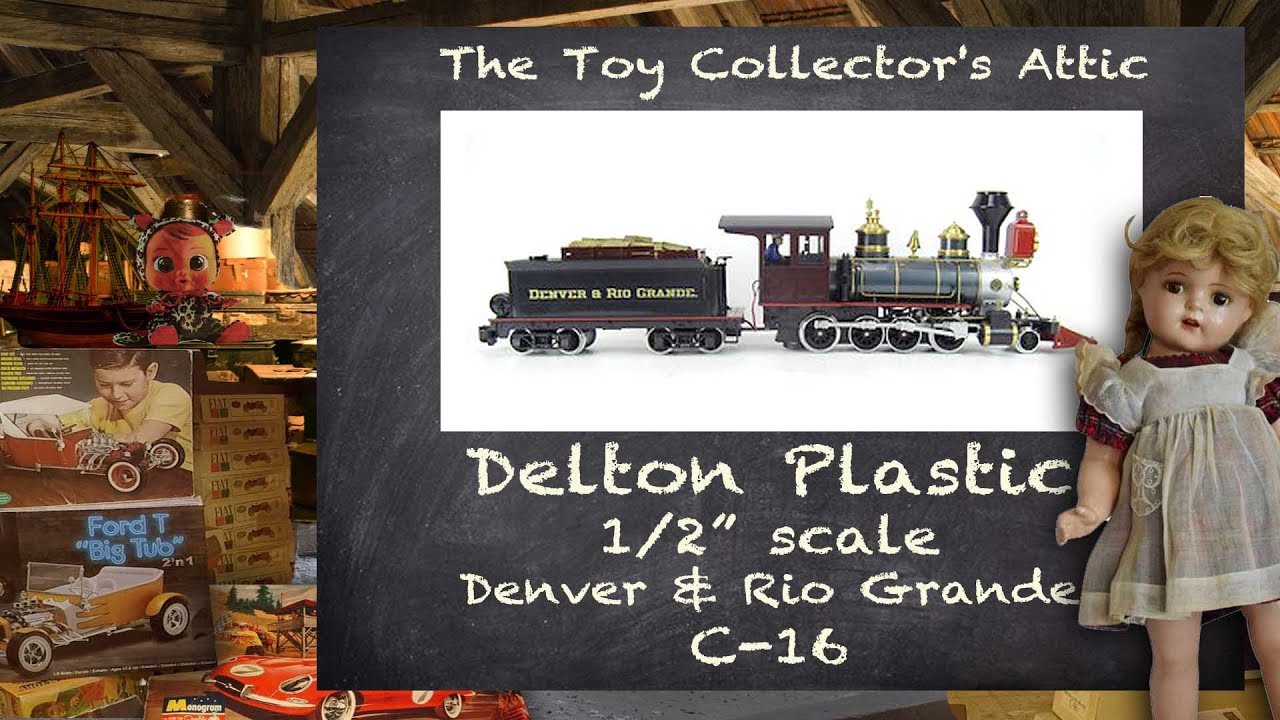 Amazing large scale locomotive - 1989 Delton 1/2 inch scale Denver and Rio Grange C16