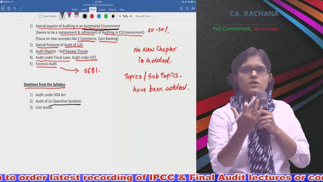 Audit Syllabus Old Vs New