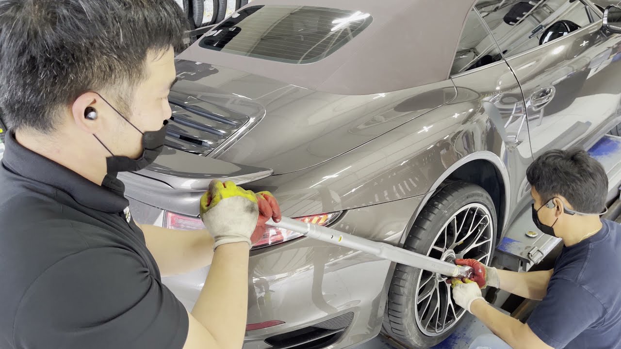 포르쉐 911 휠 센터 락 분리 장착 방법  센터 락 전용  토크 렌치 사용 방법 영상 입니다🚗  Porsche wheel center lock removal