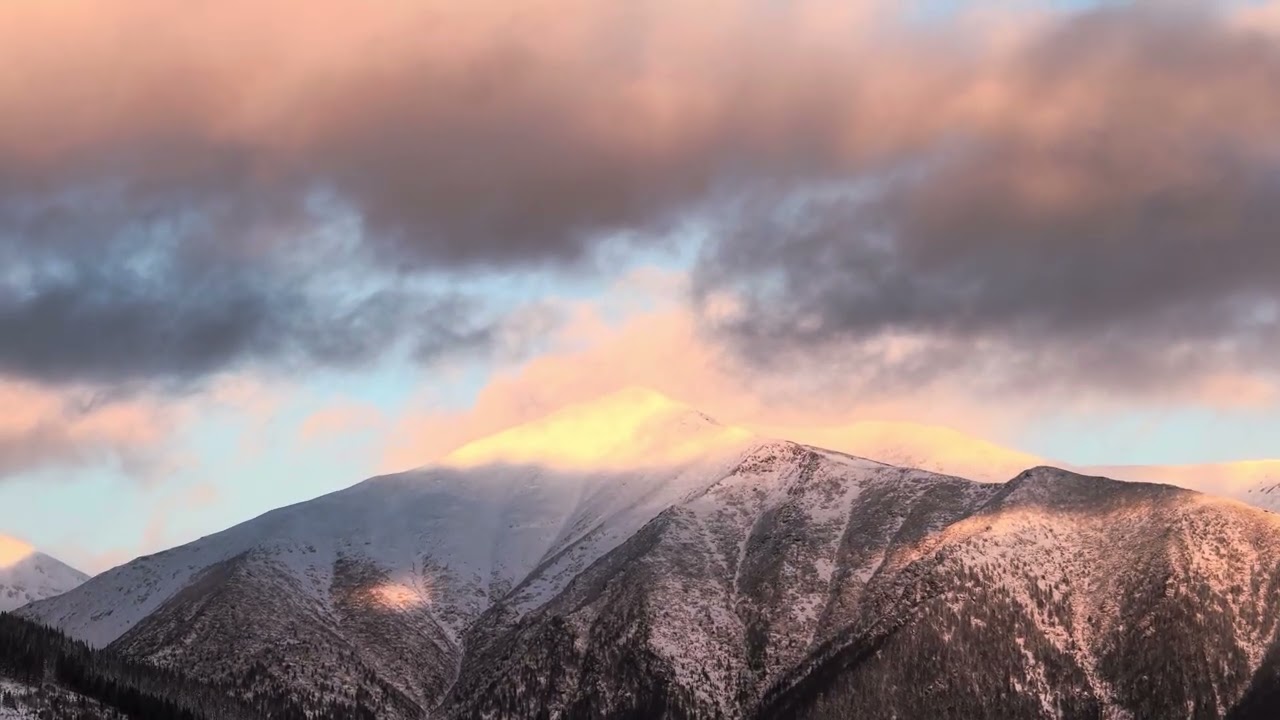 Liptov Slovensko Žiar /4K nature winter mountains DJI Air 3S￼