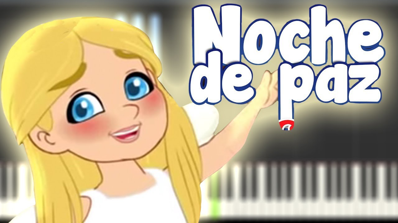 Noche de Paz | Instrumental Piano Tutorial / Partitura / Karaoke / MIDI