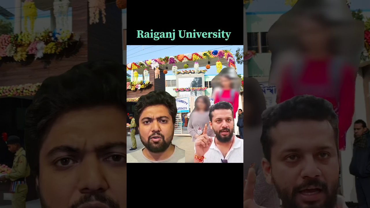Raiganj University Controversy!😱😱 #raiganjuniversity #westbengal #india