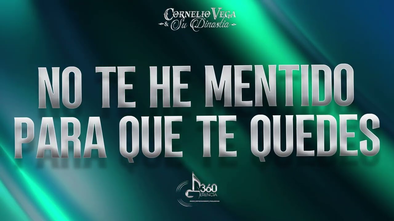 Cornelio Vega y Su Dinast&iacute;a - Como Este Cabron (Lyric Video)