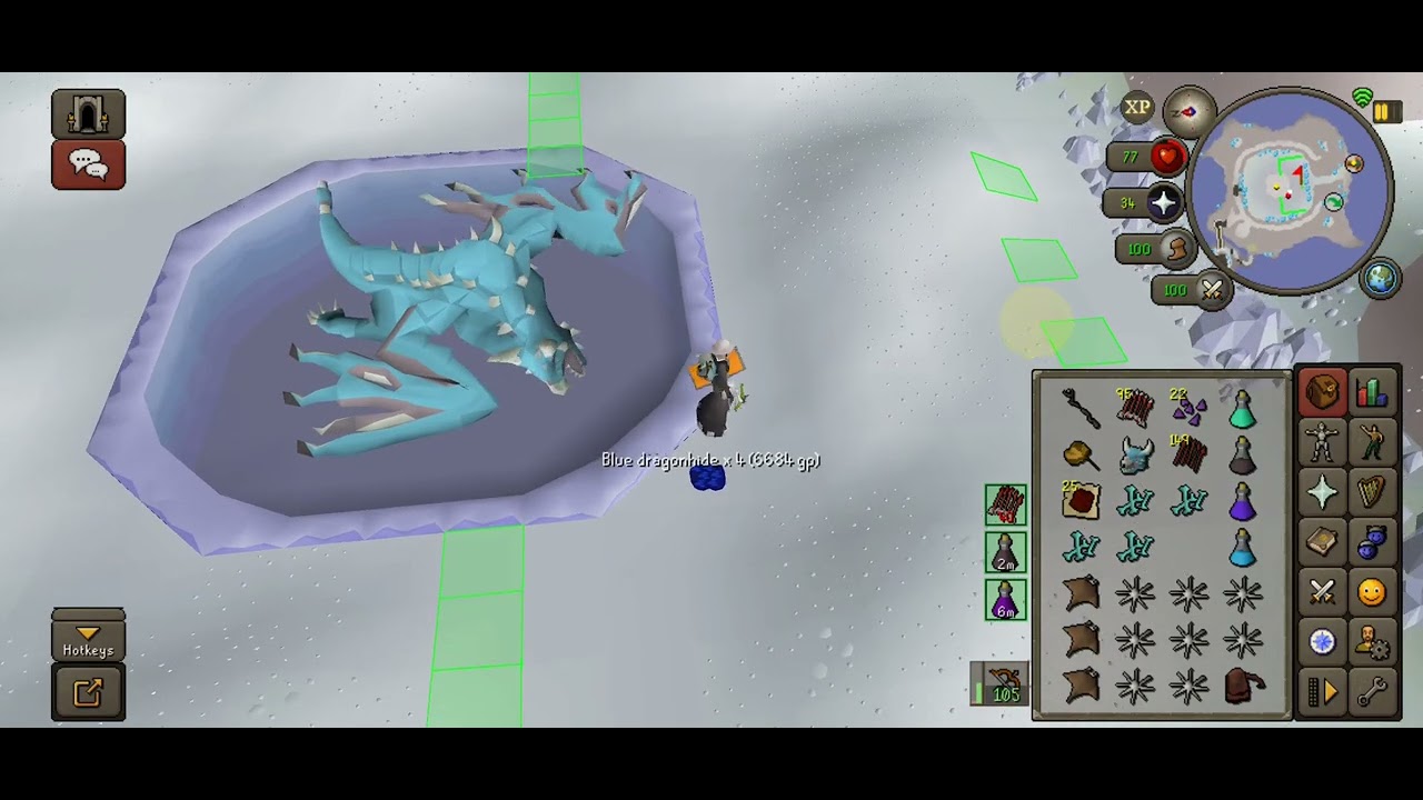 Mobile OSRS vorkath.