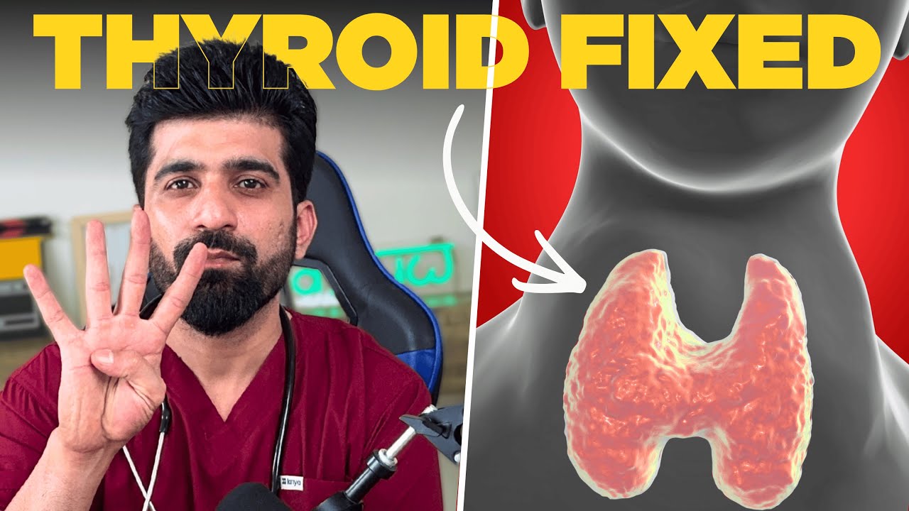 Fix Your Thyroid Under 4 Minutes | Doctor Explains 💯