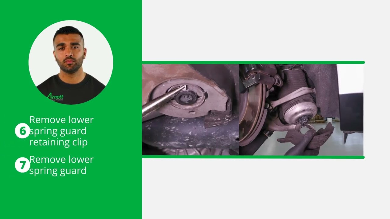 Arnott rear air springs installation video for Audi A6/S6/RS6 (C7) & Audi A7/S7/RS7 (4G)