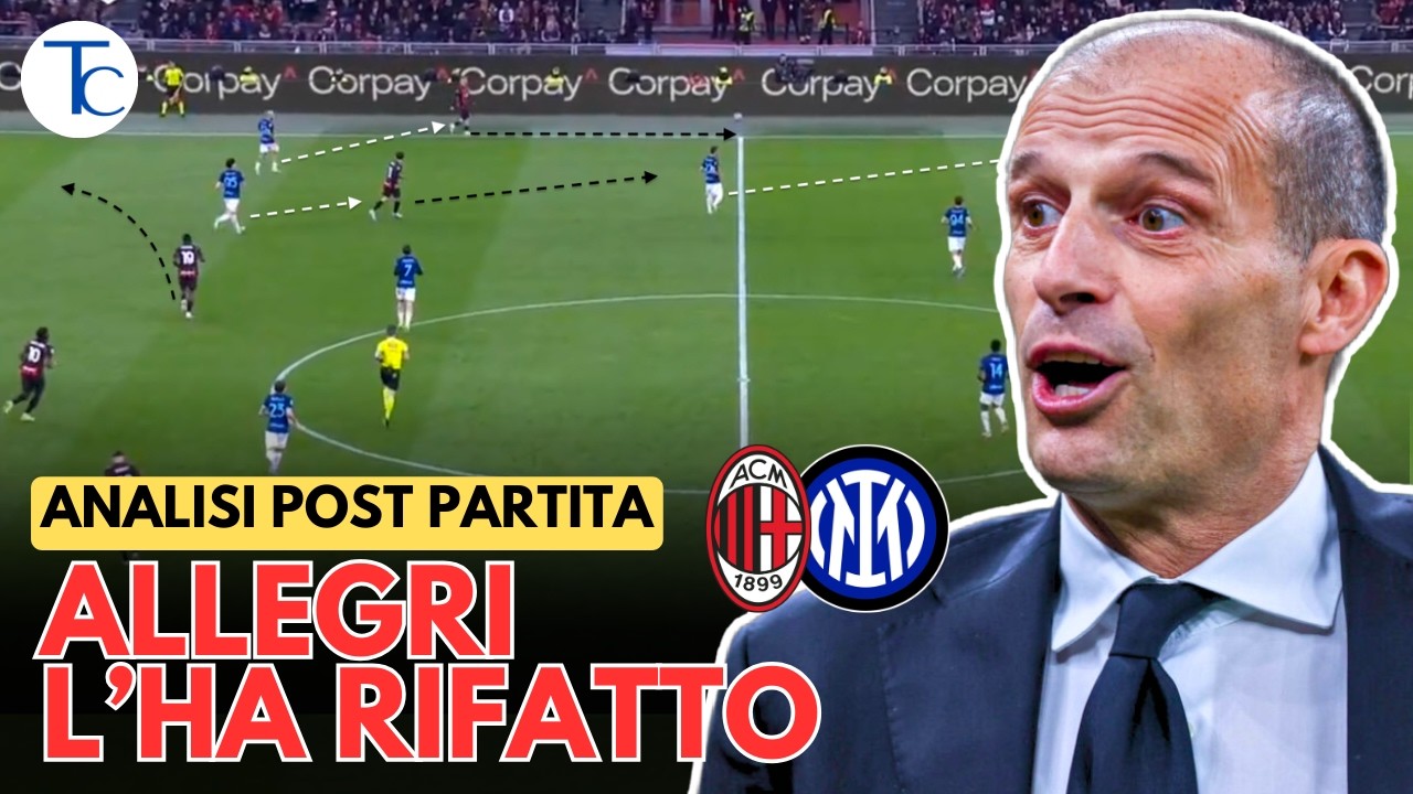 ALLEGRI sfrutta le debolezze dell' INTER | ANALISI MILAN INTER 1-0 |  Corsa Scudetto riaperta?