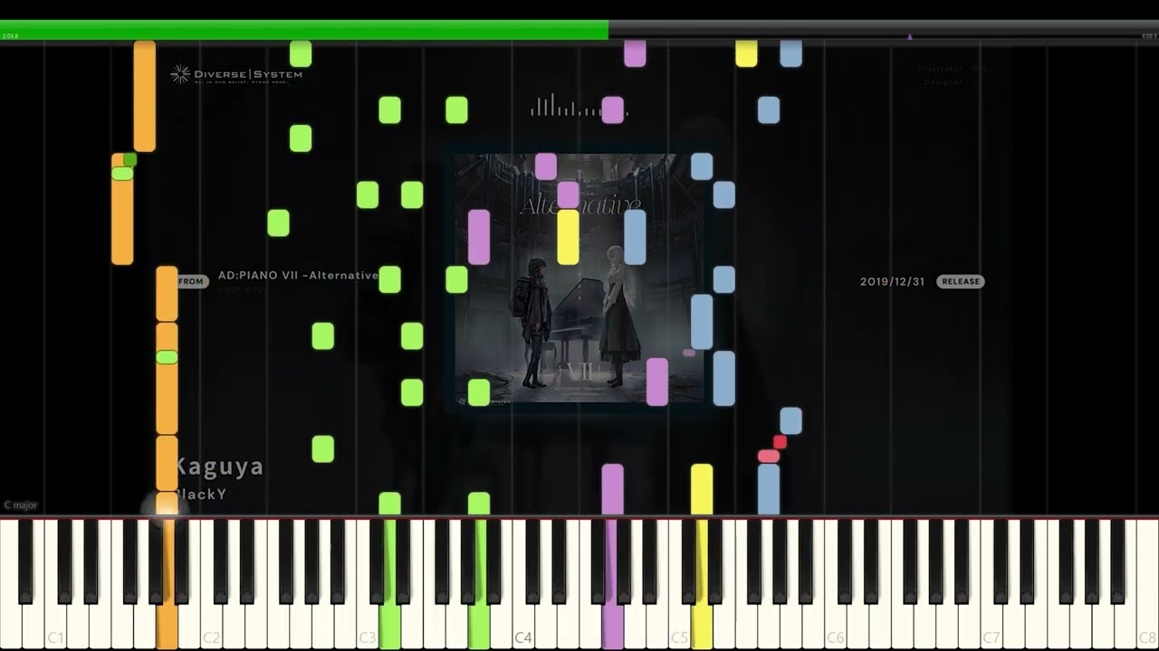 [Synthesia] BlackY - Kaguya (full)