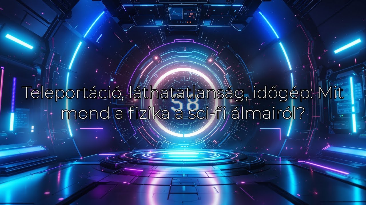 Teleportáció, láthatatlanság, időgép: Mit mond a fizika a sci-fi álmairól?