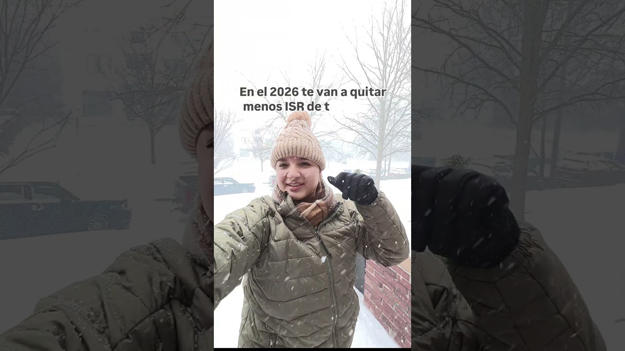 Menos ISR en tu nomina 2026. 