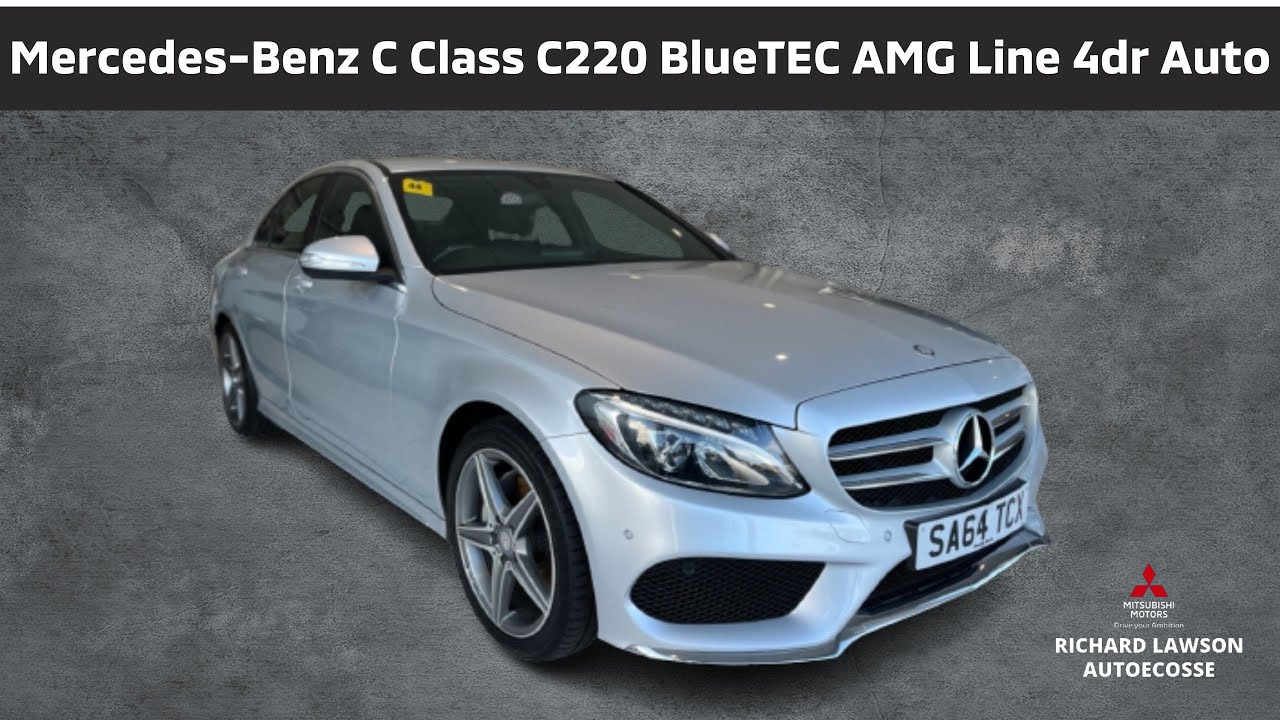 Mercedes-Benz C Class C220 BlueTEC AMG Line Auto Review @ Richard Lawson Autoecosse Dundee. SA64TSX