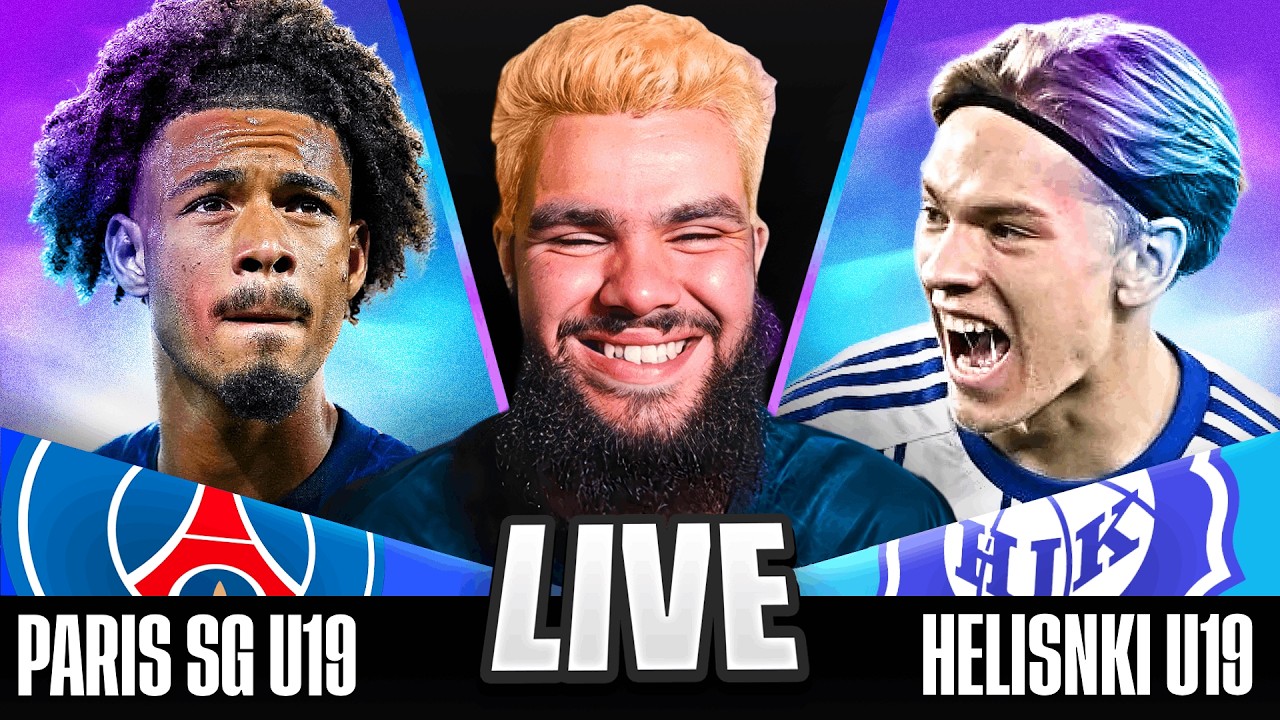 🔴PSG U19 0-0 Helsinki U19 • Champions League [LIVE WATCH ALONG]