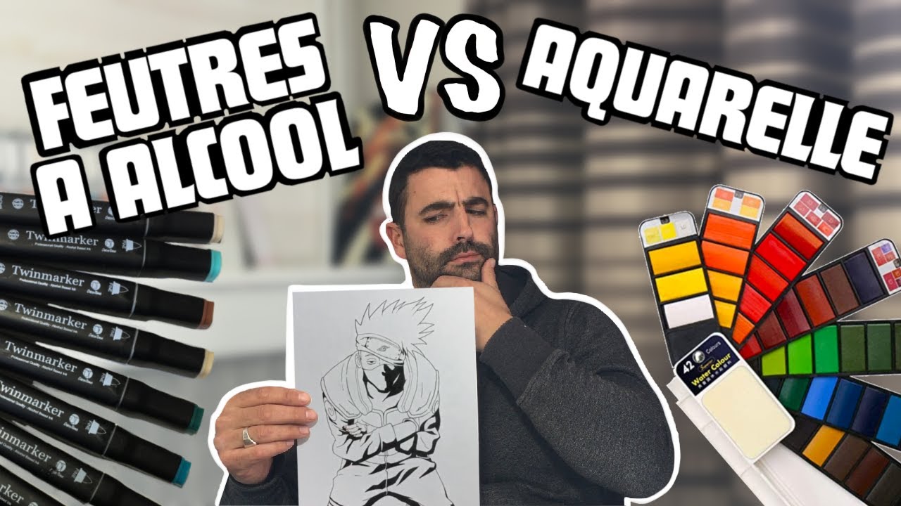 [Test] Feutres à alcool Vs Aquarelle