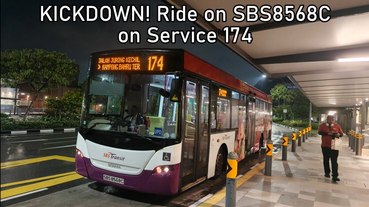 [SBST] KICKDOWN! Ride on SBS8568C on Service 174. Scania K230UB Euro V Batch 1