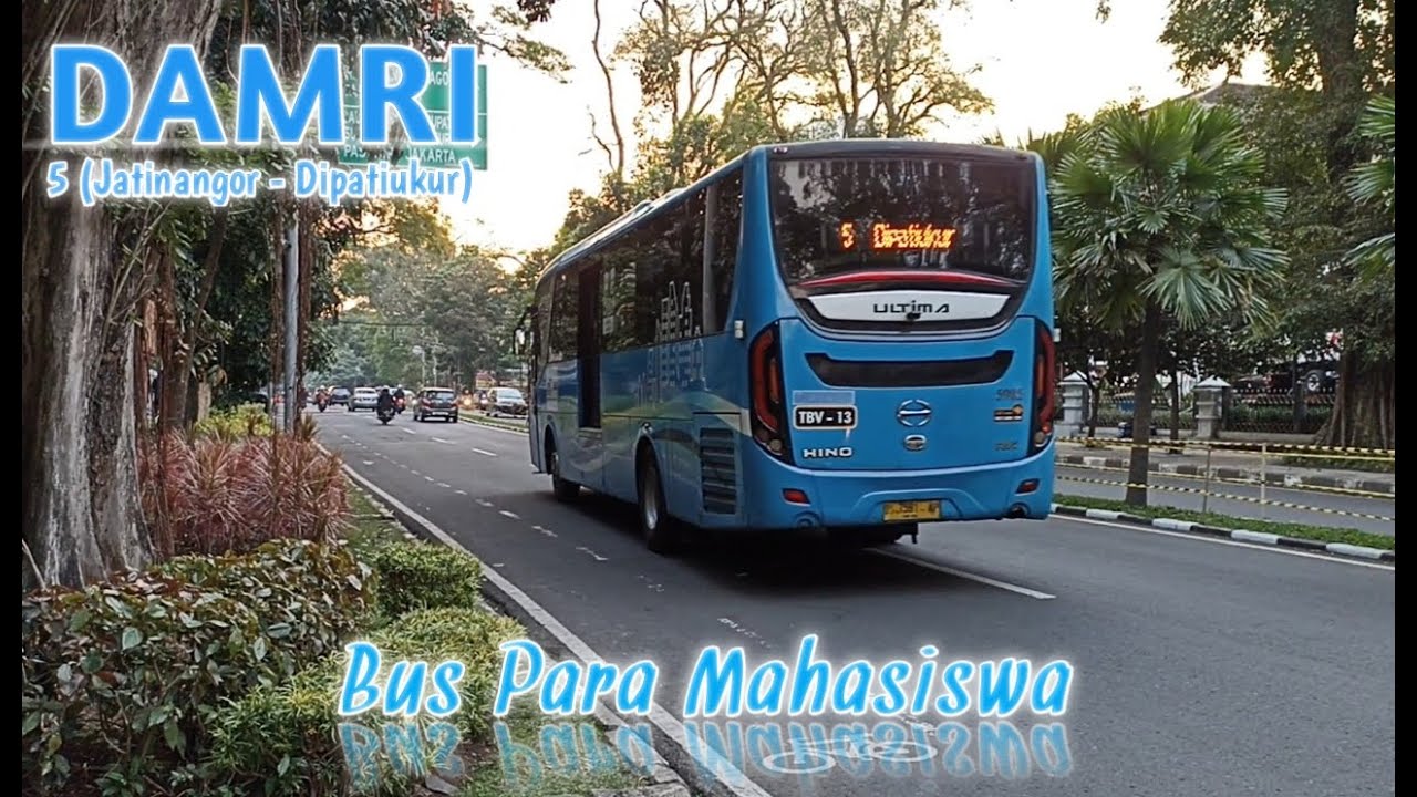 LENGKAP dan GRATIS .. Rute yang dilalui bus DAMRI Jatinangor - Dipatiukur, Trip Report Bus Damri K5