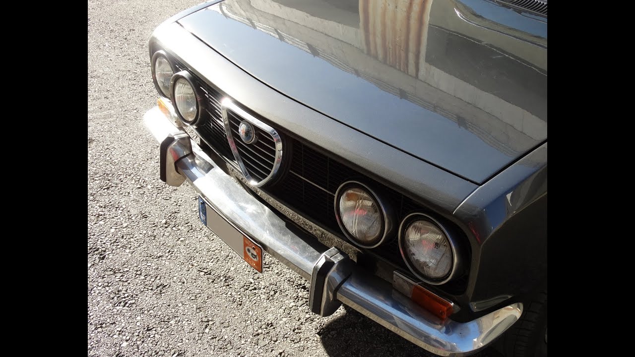 1972 Alfa Romeo 2000 Berlina, Grigio Medio Metallizzato