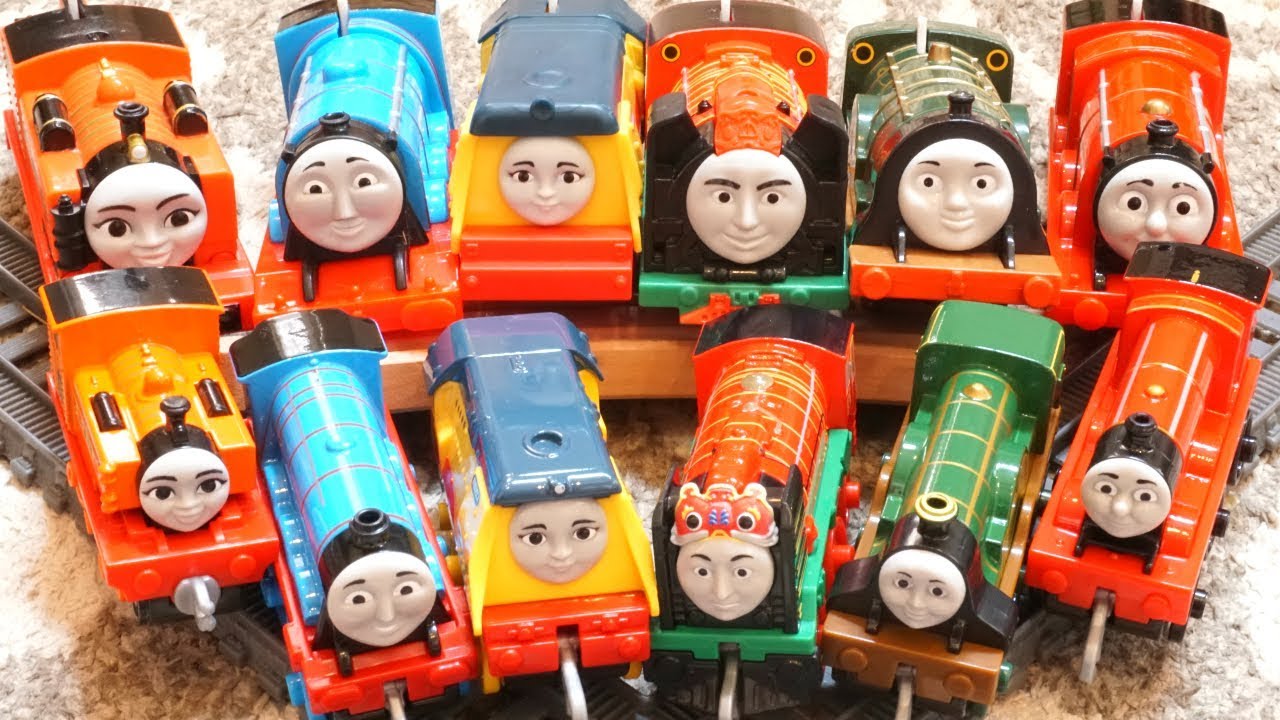 Thomas and Friends NEW Push Along Tank Engines Surprise with Trackmaster Wooden Railway Collection