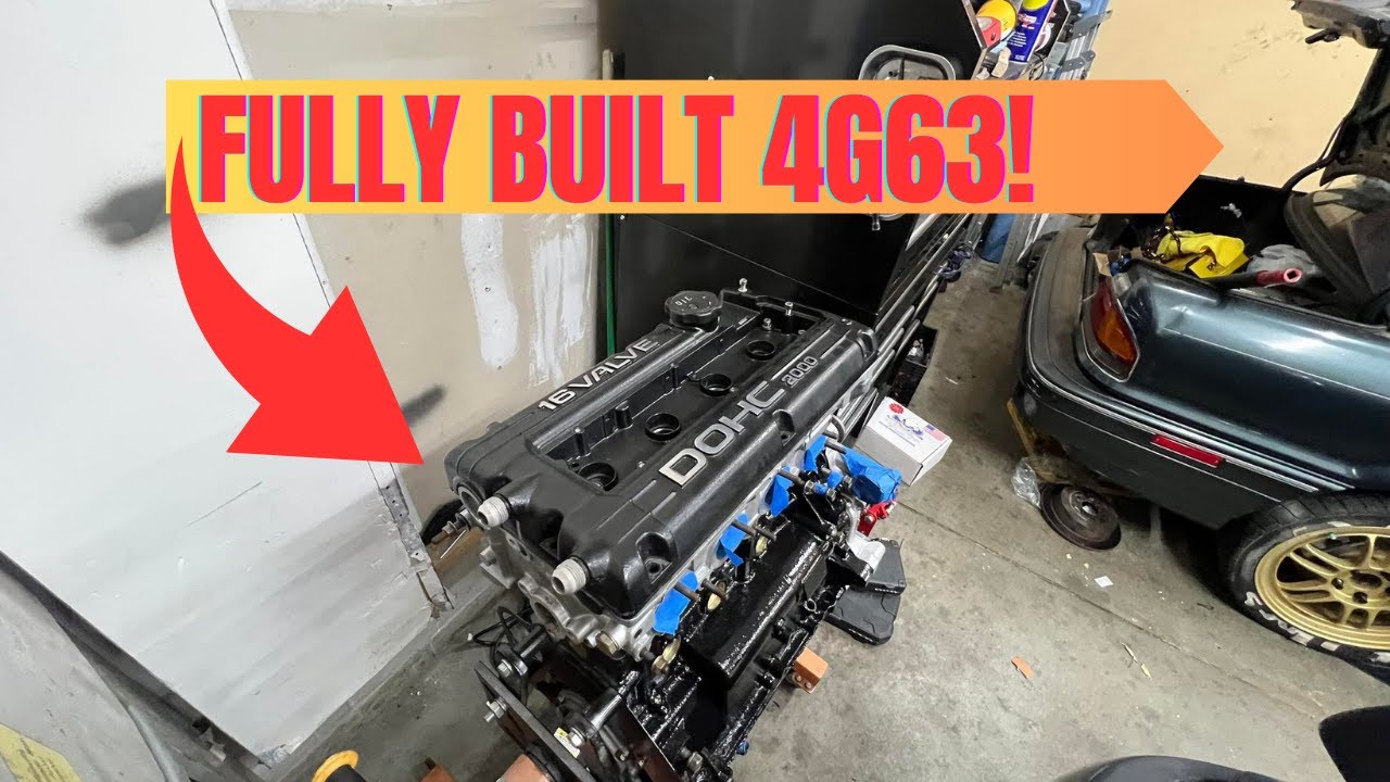 GALANT VR4 gets a FULLY BUILD 4G63!