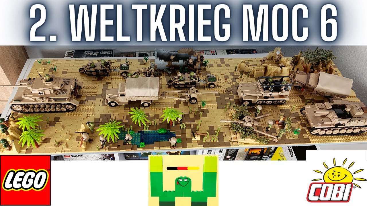 Ich ziehe einen Schlussstrich! Lego/Cobi 2. Weltkrieg - Konvoi MOC Teil 6 Deutsch - 2022