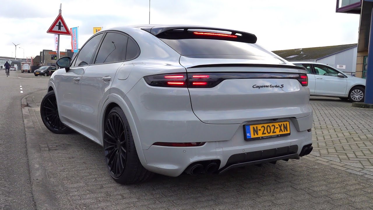 TechArt Porsche Cayenne Turbo S - LOUD Revs & FAST Acceleration!