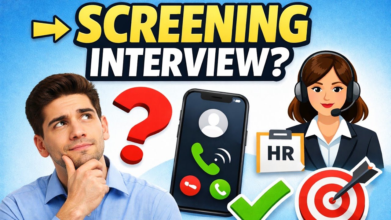 Screening Interview Questions They Actually Ask (With Answers)