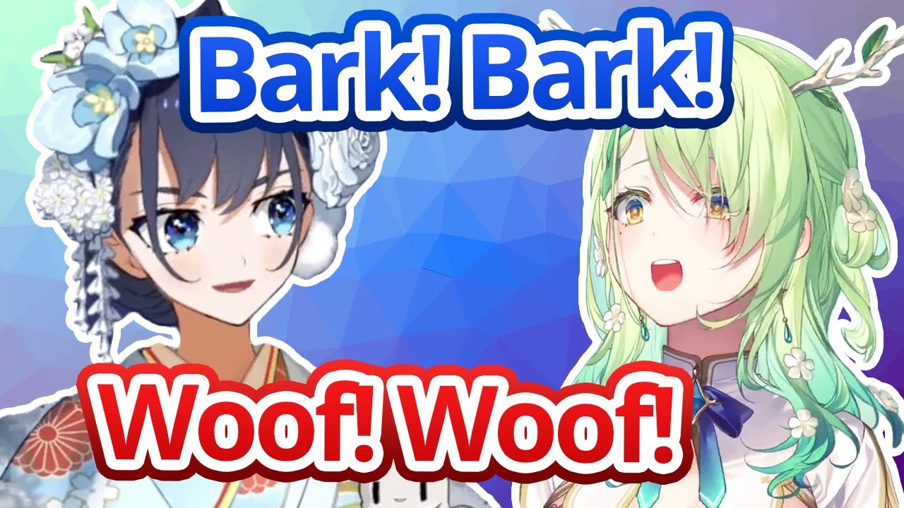Kronii and Fauna BARKING is the cutest thing ever...