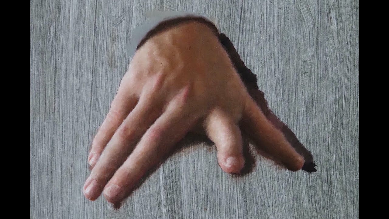 Hand Painting Tutorial - Time Lapse Oil Painting Demo with Voice over - How to Paint Hands - realism
