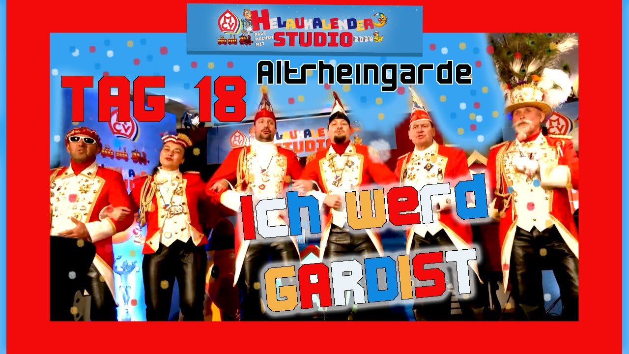 Helaukalenderfenster 18 Altrheingarde Ginsheim - Ich werd Gardist