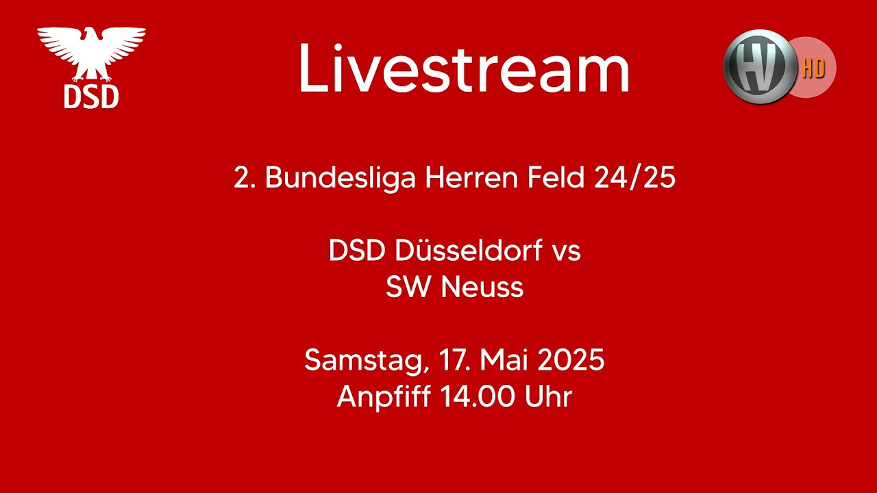 2. Feldhockey Bundesliga Herren - DSD vs. SWN