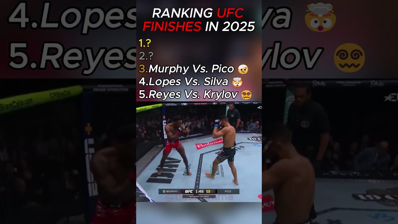 TOP 5 UFC FINISHES OF 2025 (So Far)