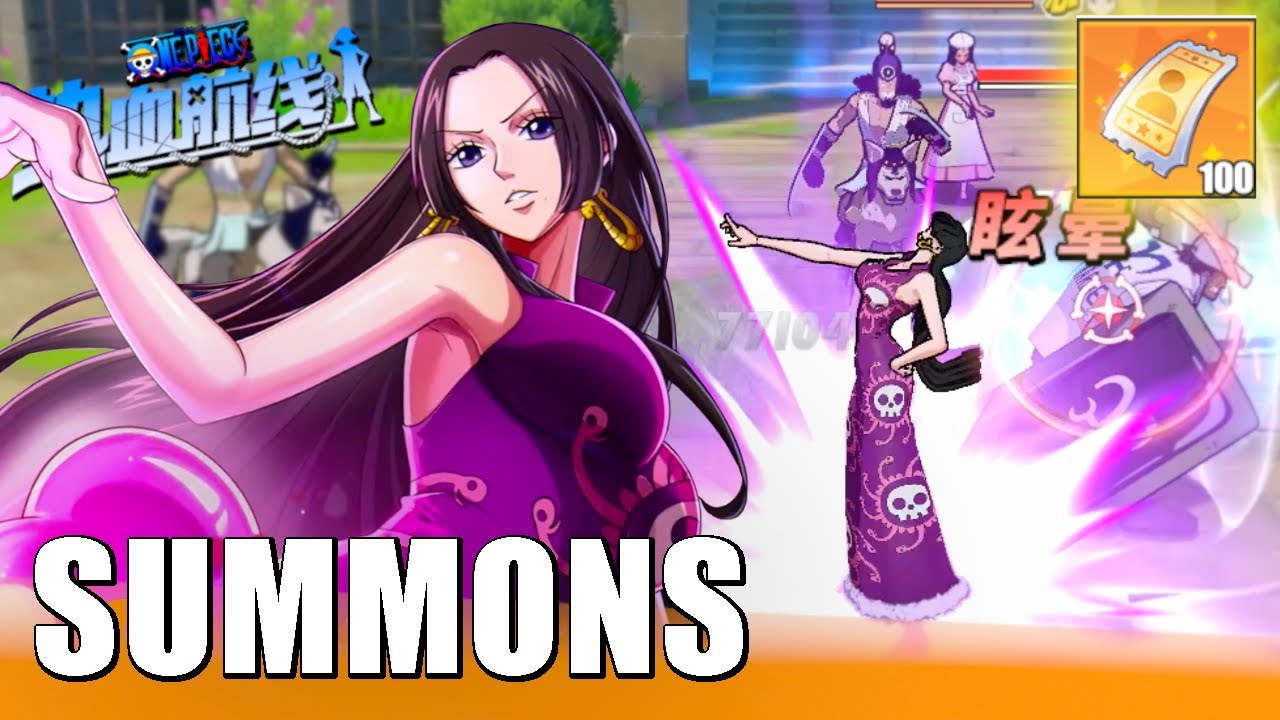 MARINEFORD BOA SUMMONS AND GAMEPLAY | INSANELY FAST RANGED ATTACKER | One Piece Fighting Path | OPFP