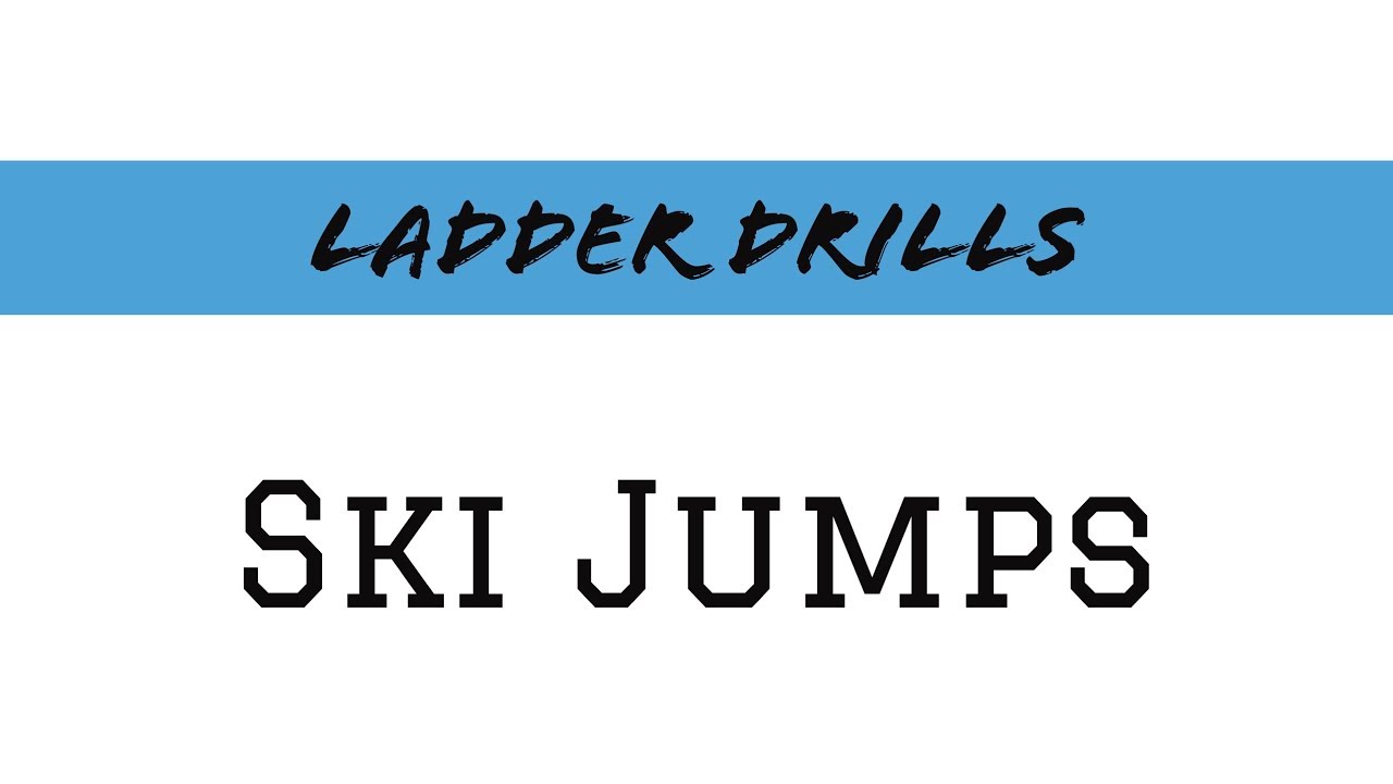 Agility Ladder: Ski Jumps