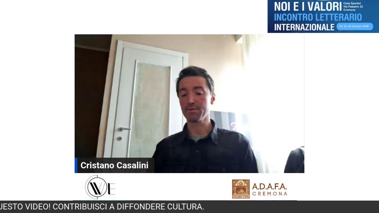 Cristiano Casalini legge alcuni brani tratti dai suoi libri