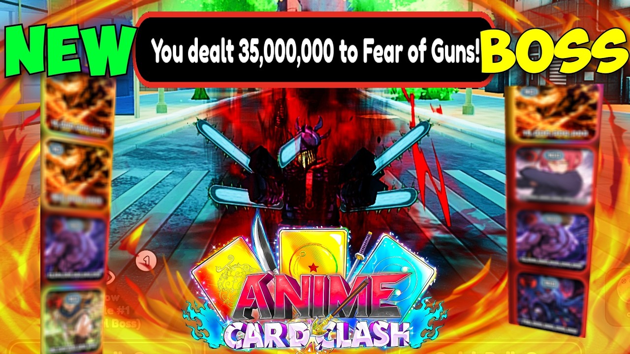Лучшие команды для нового мирового босса в обновлении Anime Card Clash!