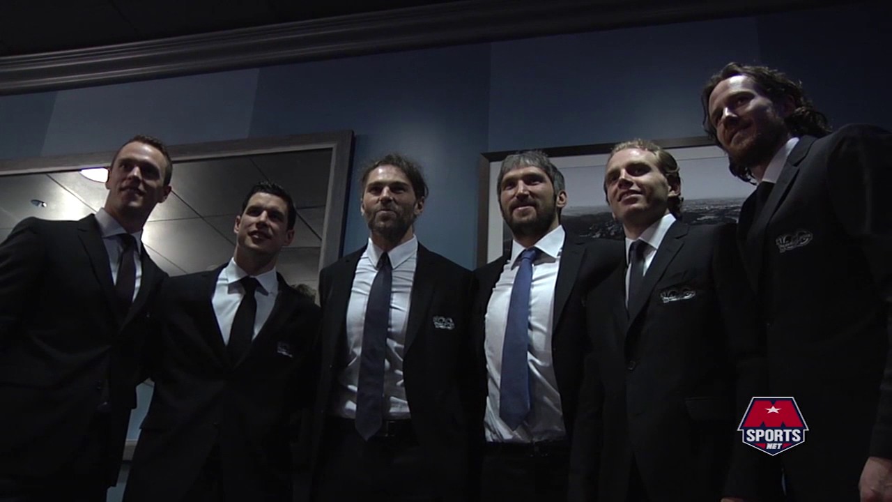Behind the Scenes with Ovechkin at #NHL100