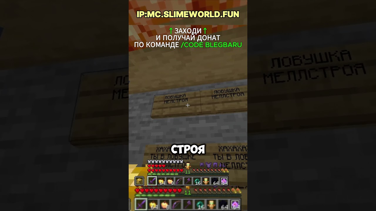 mc.SlimeWorld.fun #rwdomer #Reallyworld #FunTime #Minecraft #MrDomer #майнкрафтсервер #l1roze