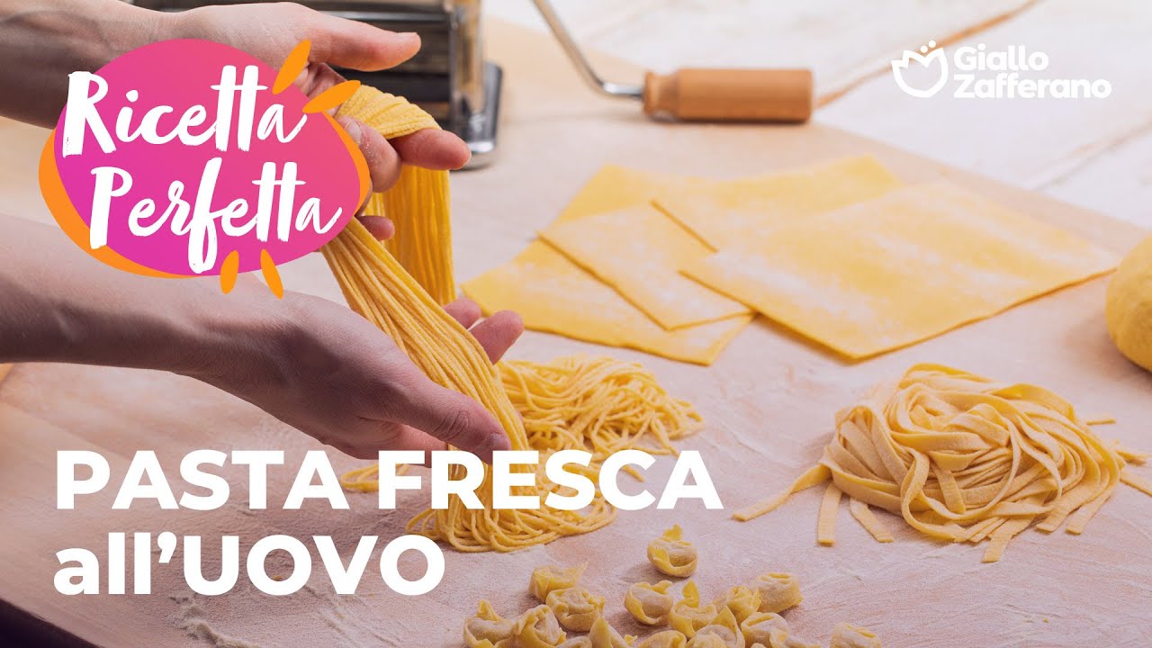 ❤️ PASTA FRESCA all'UOVO - RICETTA PERFETTA e TUTTI I FORMATI!😍🍝🍴