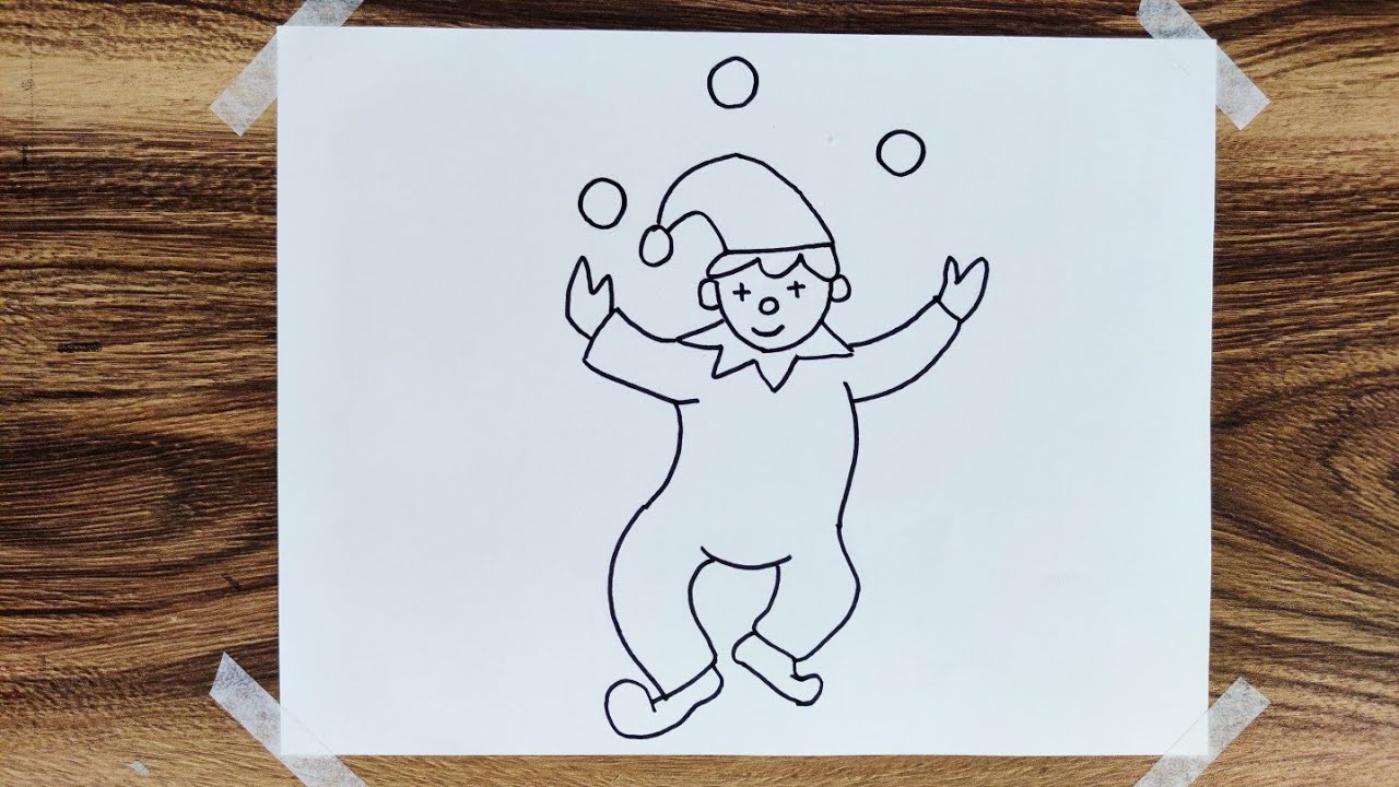 Joker Sketch | Easy way to Draw | Step by Step | Drawing | Sketch