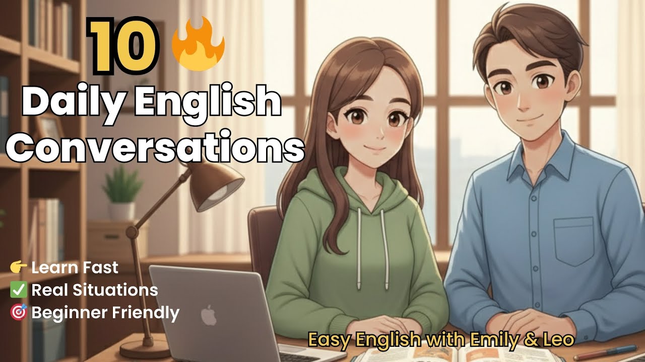 10 Easy English Conversations for Daily Life 🗣️ | Speak Confidently in Any Situation #LearnEnglish