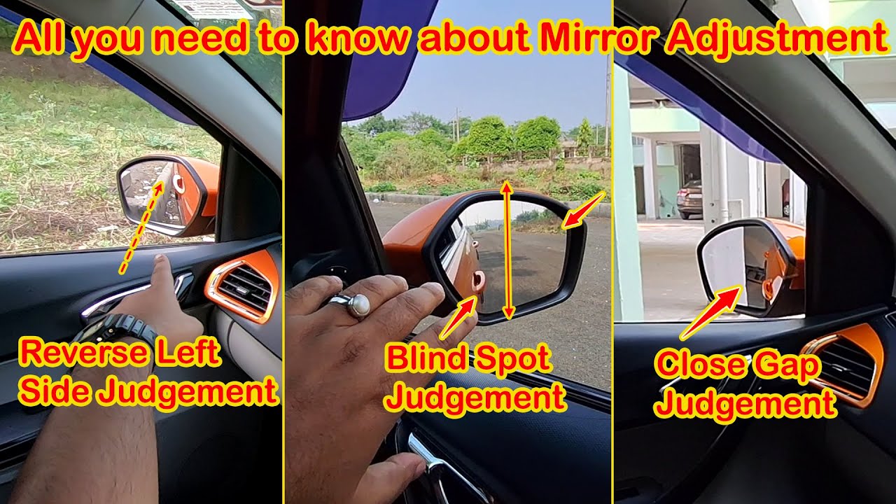 Very useful tips for Car Mirror Adjustment