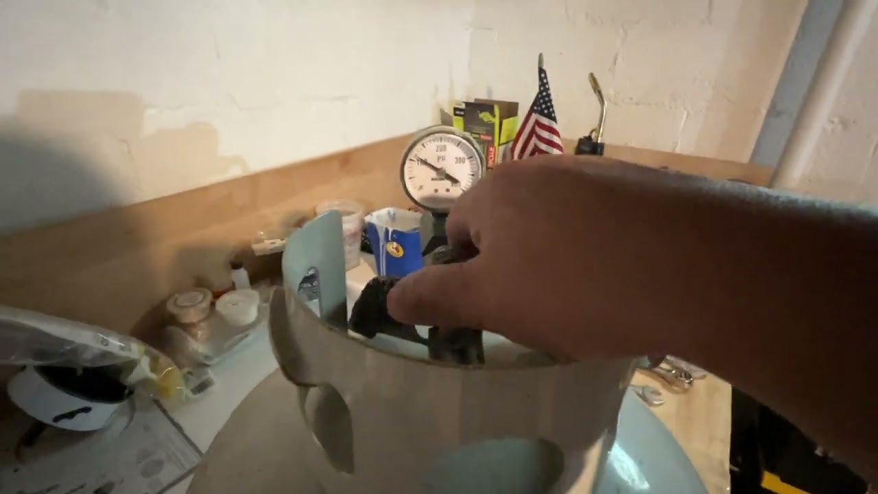 Replacing my propane solenoid on my sailboat and checking for leaks.