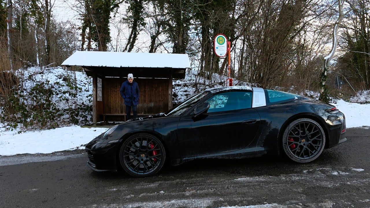 Porsche 992.2 Targa 4S: Im Schnee der vielleicht schönste 911?