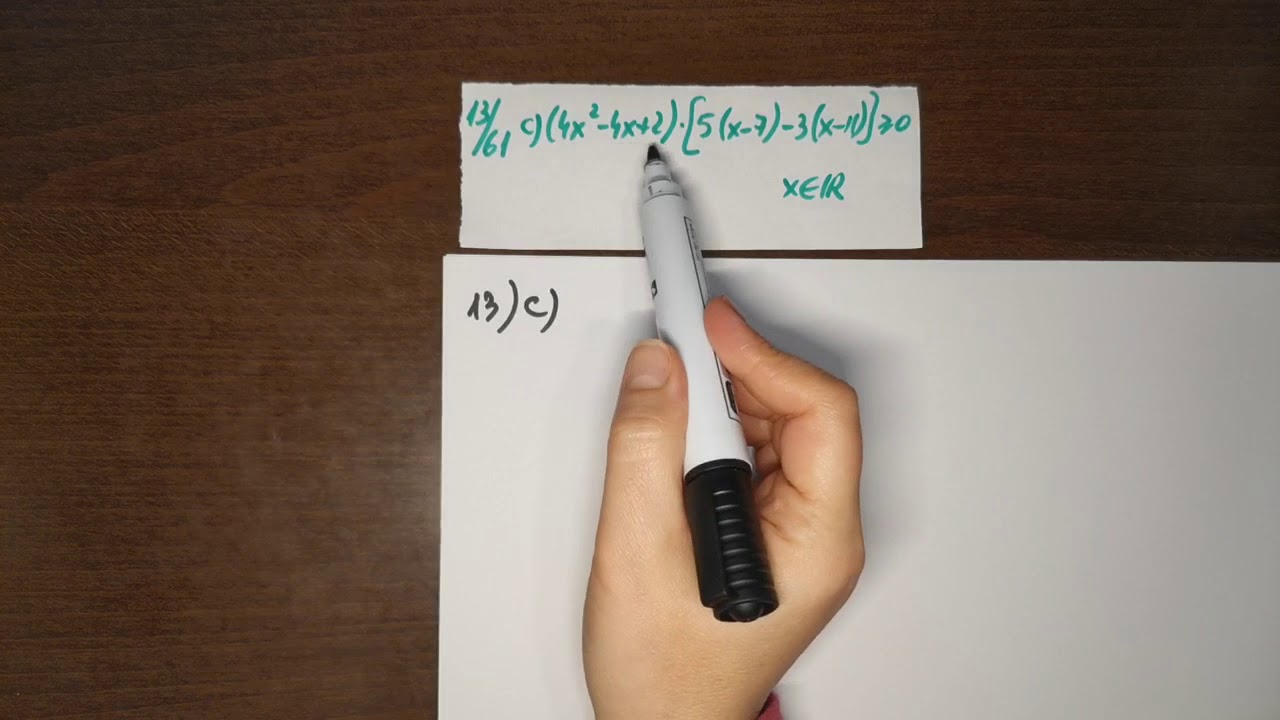 Inecuații deosebite | clasa a VIII- a