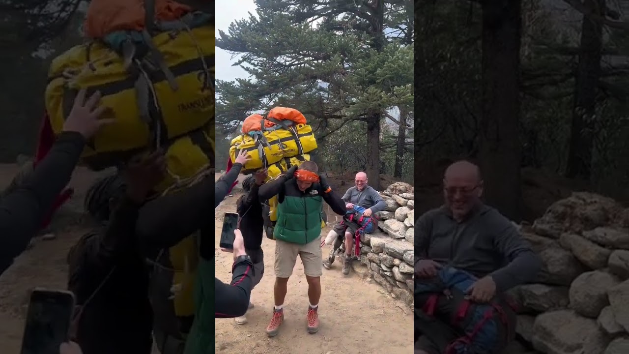 Szerpowie są NAJLEPSI w g&oacute;rach | EVEREST NEPAL 🇳🇵❤ #sherpa #ytshorts #everestsherpa #shorts