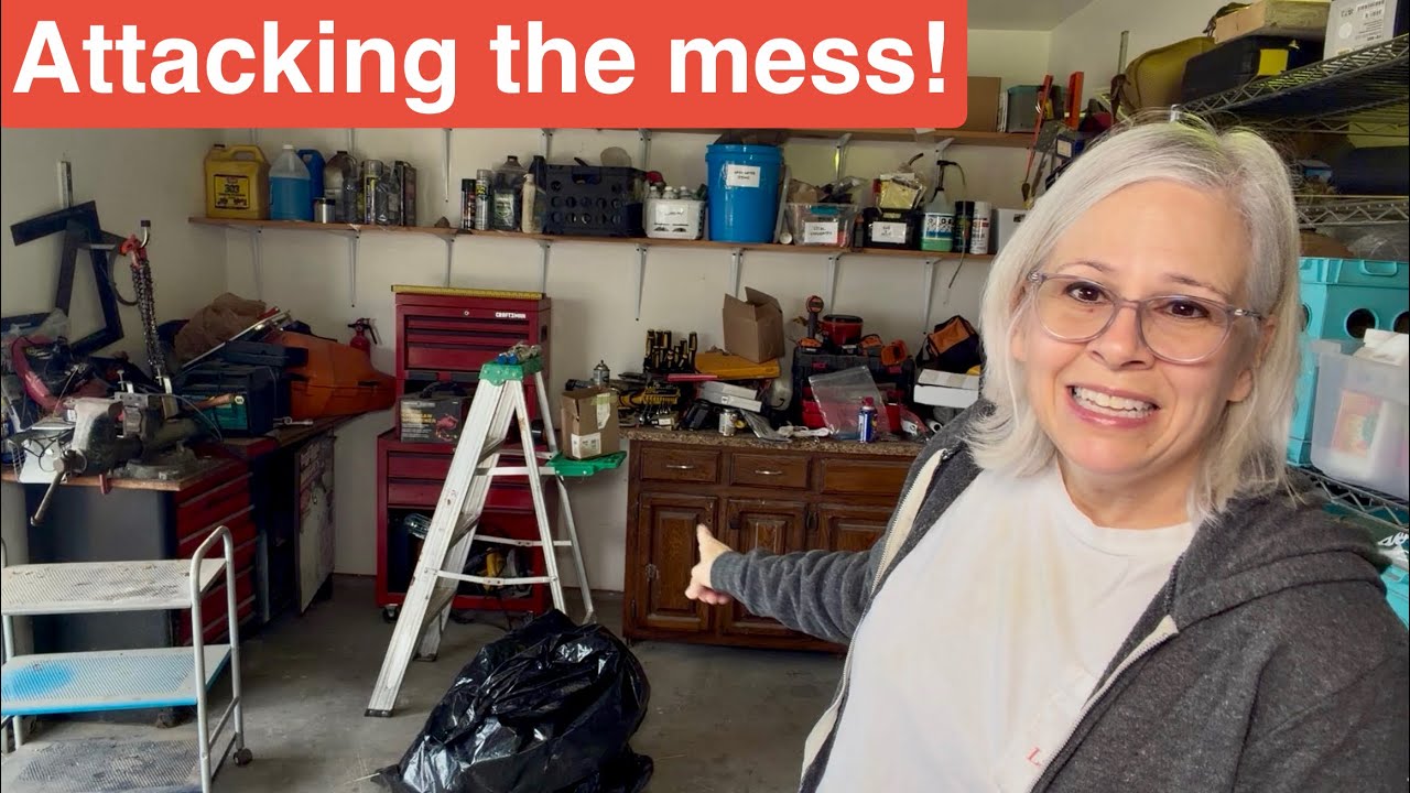 I had Bad Attitude for Garage Declutter!