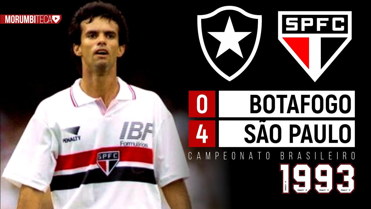 Botafogo 0x4 São Paulo - 1993 - PALHINHA, CAFU, JUNINHO E CEREZO NO RECREIO DOS BANDEIRANTES!