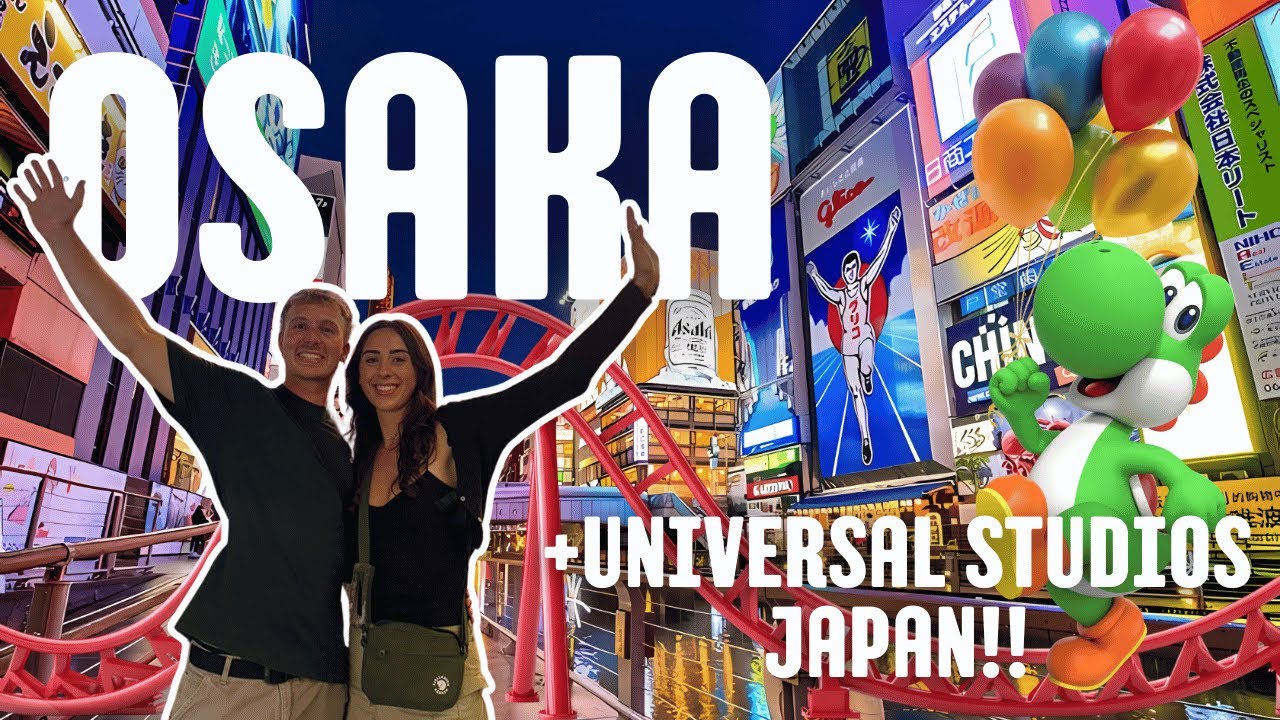 Ollie's Bday in Osaka - Universal Studios, Boats & Bright Lights