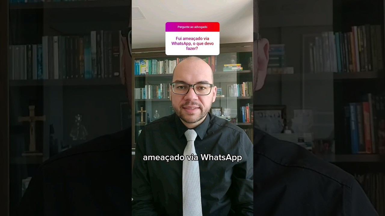 Amea&ccedil;ado via WhatsApp, o que devo fazer? #amea&ccedil;a #crime #whatsapp #amea&ccedil;as